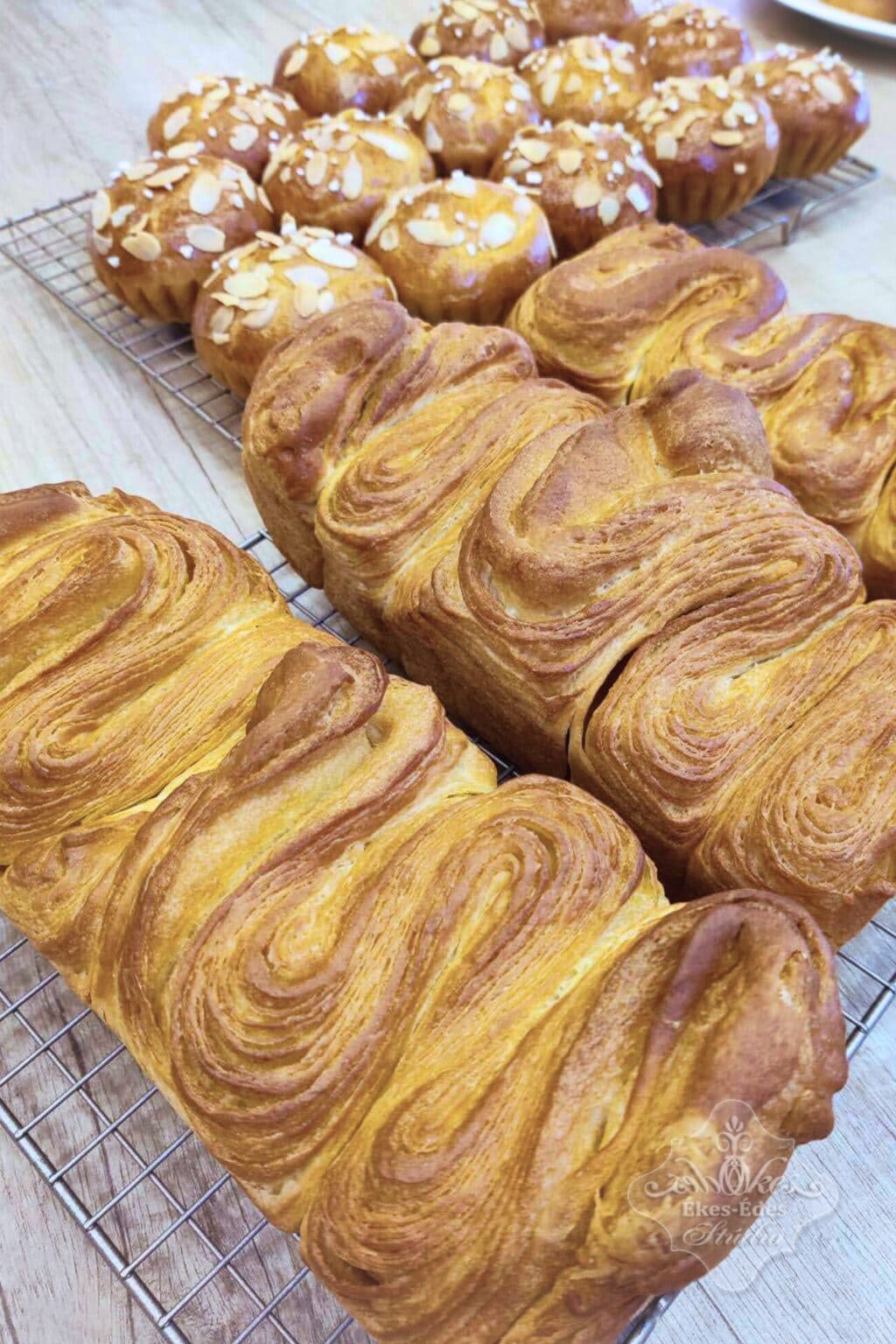 Friss péksütemények, leveles briósok – Ékes-Édes Stúdió, Francia péksütemények tanfolyam.