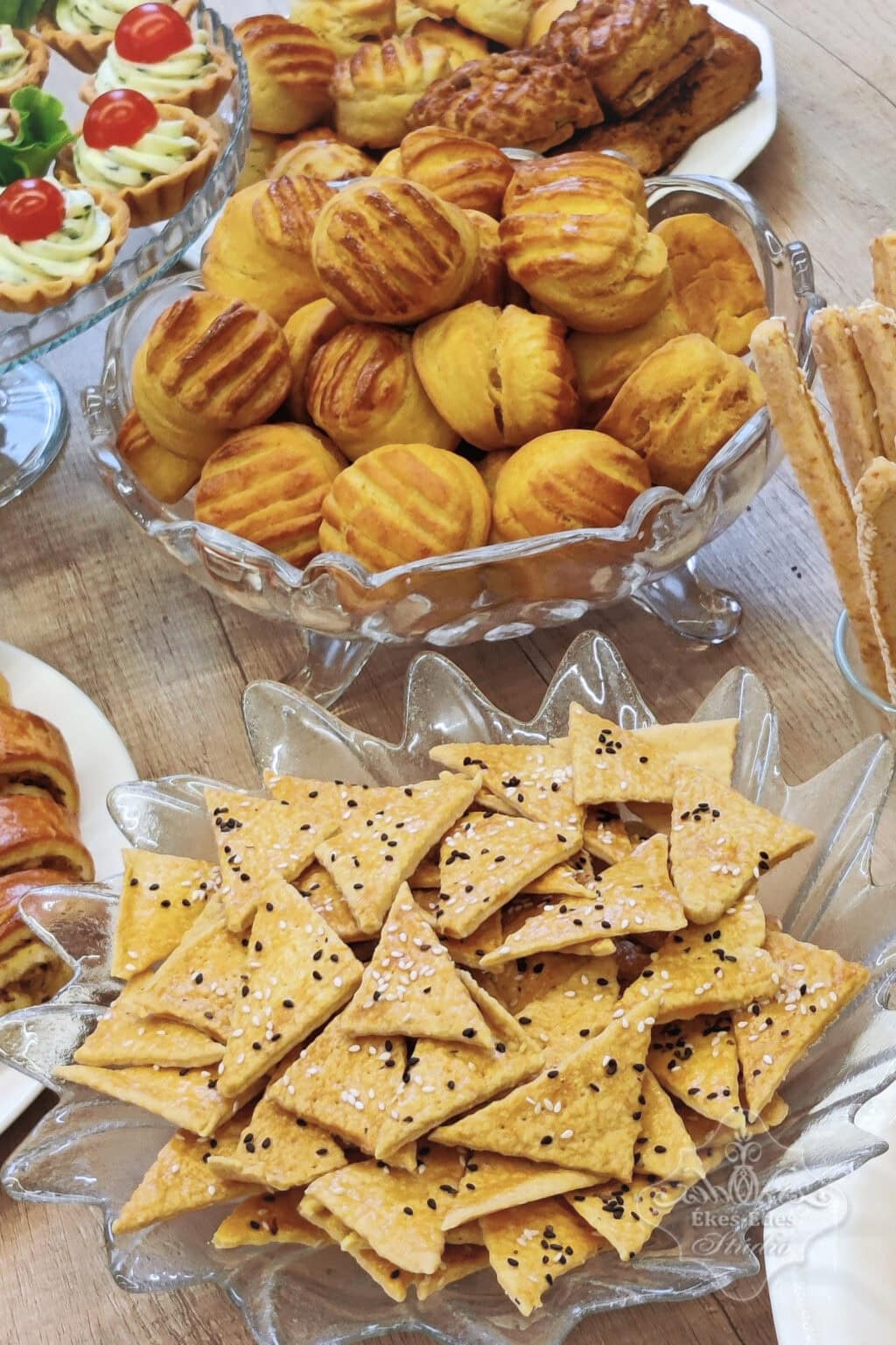 Pogácsás, sós finomságok tanfolyam - termékek tanfolyam végén